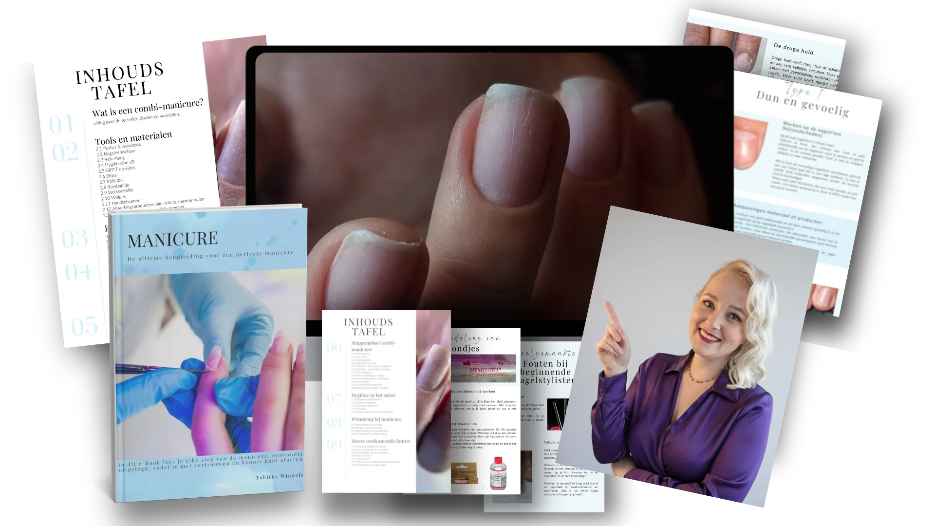 Manicure e-book mockup